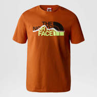 Maglia mezza manica Mountain Line arancione The North Face