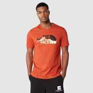 Maglia mezza manica Mountain Line arancione The North Face