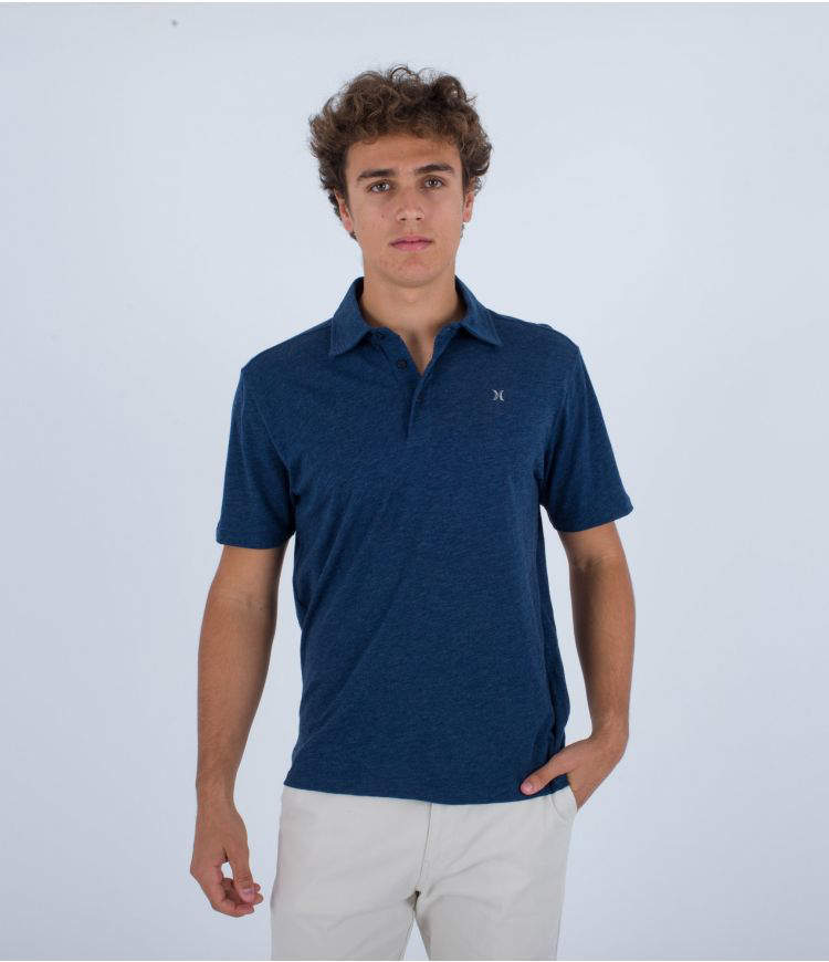 Polo Ace Vista mezza manica blu Hurley