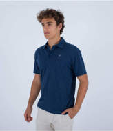 Polo Ace Vista mezza manica blu Hurley