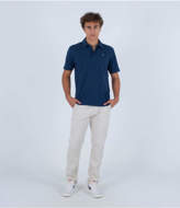 Polo Ace Vista mezza manica blu Hurley