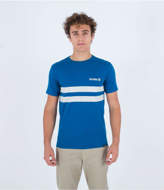 Maglia mezza manica Oceancare block party blu Hurley