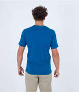 Maglia mezza manica Oceancare block party blu Hurley