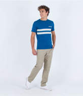 Maglia mezza manica Oceancare block party blu Hurley