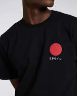 Maglia mezza manica Japanese Sun nera Edwin