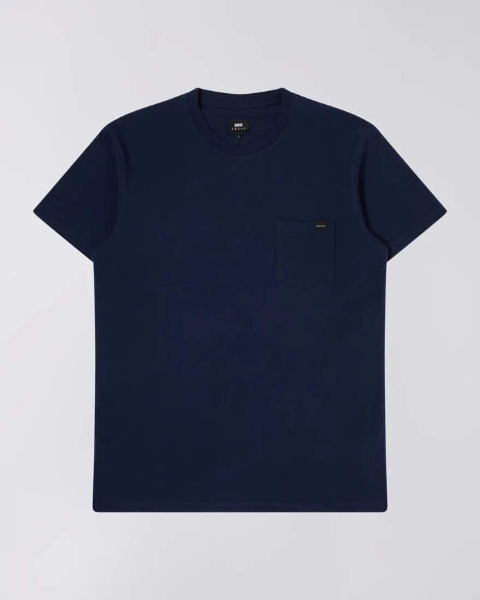 Pocket t-shirt maritime blue Edwin