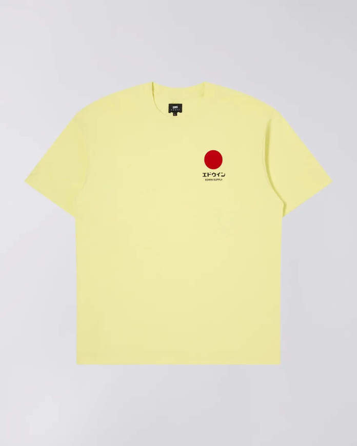 Maglia mezza manica Japanese sun gialla Edwin