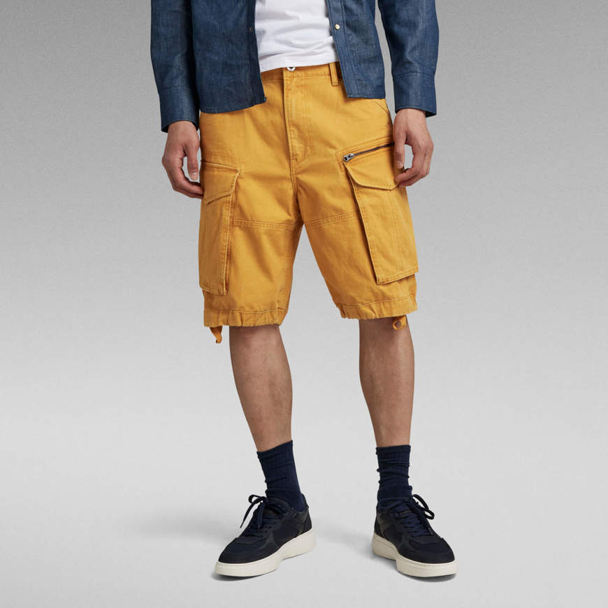 Pantaloncini rilassati  con zip Rovic giallo G-Star Raw