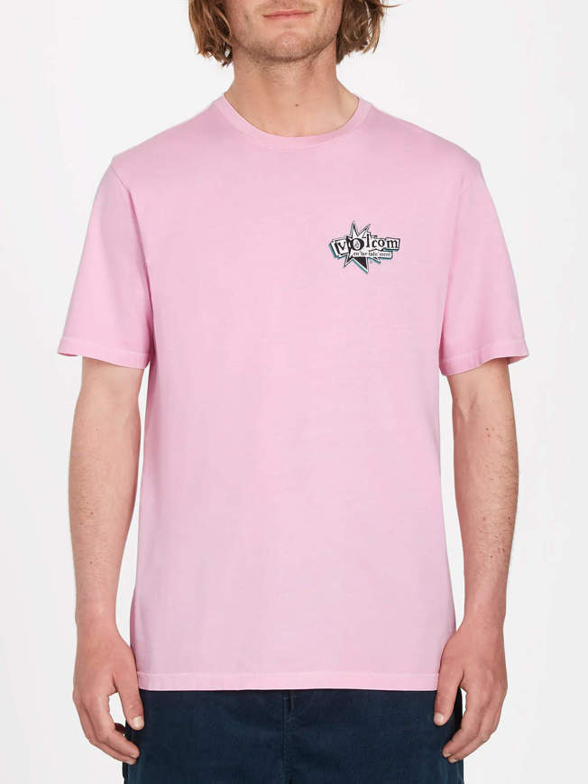 Maglia mezza manica Entertainment rosa Volcom