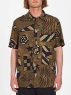 Camicia mezza manica Hand Geo verdone Volcom