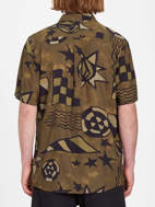 Camicia mezza manica Hand Geo verdone Volcom
