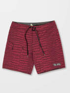 Costume da bagno Todd Bratrud 18" rosso Volcom