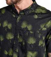 Camicia Scholar Fronds nera Roark