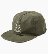 Cappello Palm Skull verde militare Roark