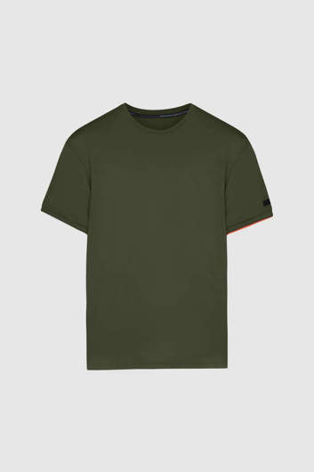 Maglia mezza manica Macro verde militare RRD