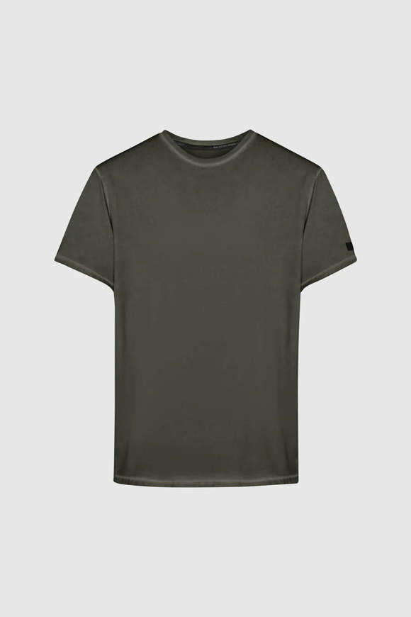 Maglia mezza manica Techno Wash verde militare RRD