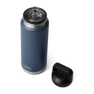 RAMBLER® borraccia da 36 oz (1065 ml) con tappo chug blu Yeti