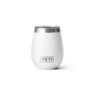 RAMBLER® bicchiere da vino  10 OZ (296 ML) con coperchio MAGSLIDER™ bianco Yeti