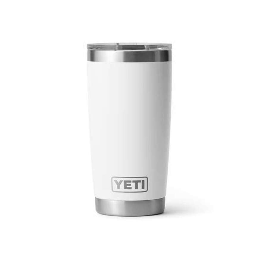 RAMBLER® bicchiere 20 OZ (591 ML) con coperchio MAGSLIDER™ bianco Yeti