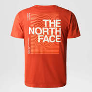 Maglia mezza manica Fondazione Grafica arancione The North Face