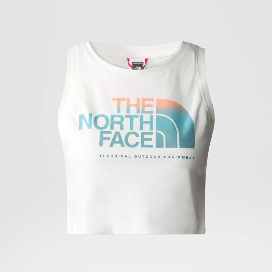 Canotta da donna D2 Grafica bianca The North Face