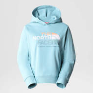 Felpa con cappuccio corta in vita D2 Grafica blu The North Face