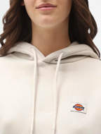 Felpa con cappuccio corta in vita Oakport da donna bianca Dickies