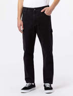 Pantaloni da Carpentiere in tela di cotone da uomo nero slavato Dickies