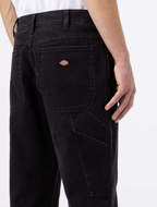 Pantaloni da Carpentiere in tela di cotone da uomo nero slavato Dickies