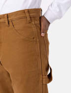 Pantaloni da Carpentiere in tela di cotone da uomo marrone anatra slavato Dickies