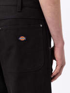 Pantaloni Utility In tela di cotone da uomo nero slavato Dickies