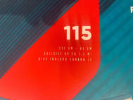 Tavola windsurf 115 litri usata Fanatic Freewave