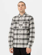 Camicia a maniche lunghe Evansille da uomo grigio spuma Dickies