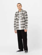 Camicia a maniche lunghe Evansille da uomo grigio spuma Dickies