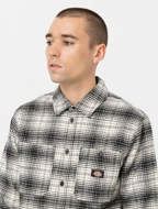 Camicia a maniche lunghe Evansille da uomo grigio spuma Dickies