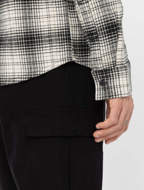 Camicia a maniche lunghe Evansille da uomo grigio spuma Dickies