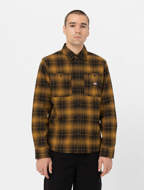 Camicia a maniche lunghe Evansille da uomo tabacco essiccato Dickies