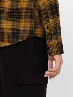 Camicia a maniche lunghe Evansille da uomo tabacco essiccato Dickies