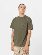 Maglia mezza manica Mount Vista con taschino da uomo verde oliva Dickies