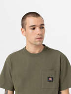 Maglia mezza manica Mount Vista con taschino da uomo verde oliva Dickies