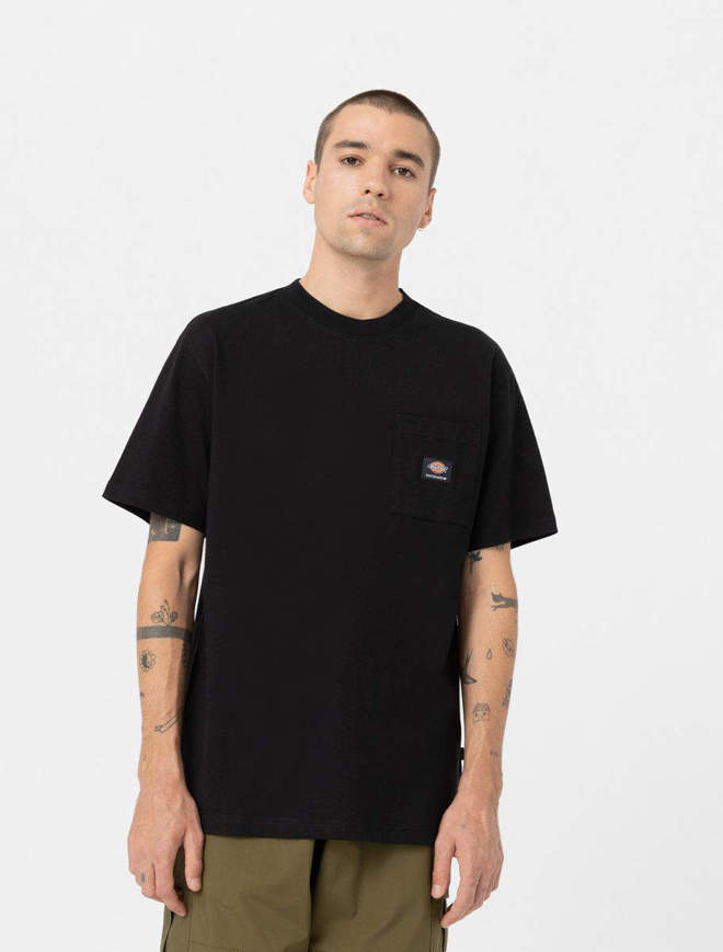 Maglia mezza manica Mount Vista con taschino da uomo nera  Dickies