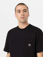 Maglia mezza manica Mount Vista con taschino da uomo nera  Dickies