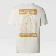 T-shirt Matterhom Face da uomo bianco gardenia The North Face