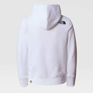 Felpa con cappuccio e box da ragazzi  bianco  The North Face