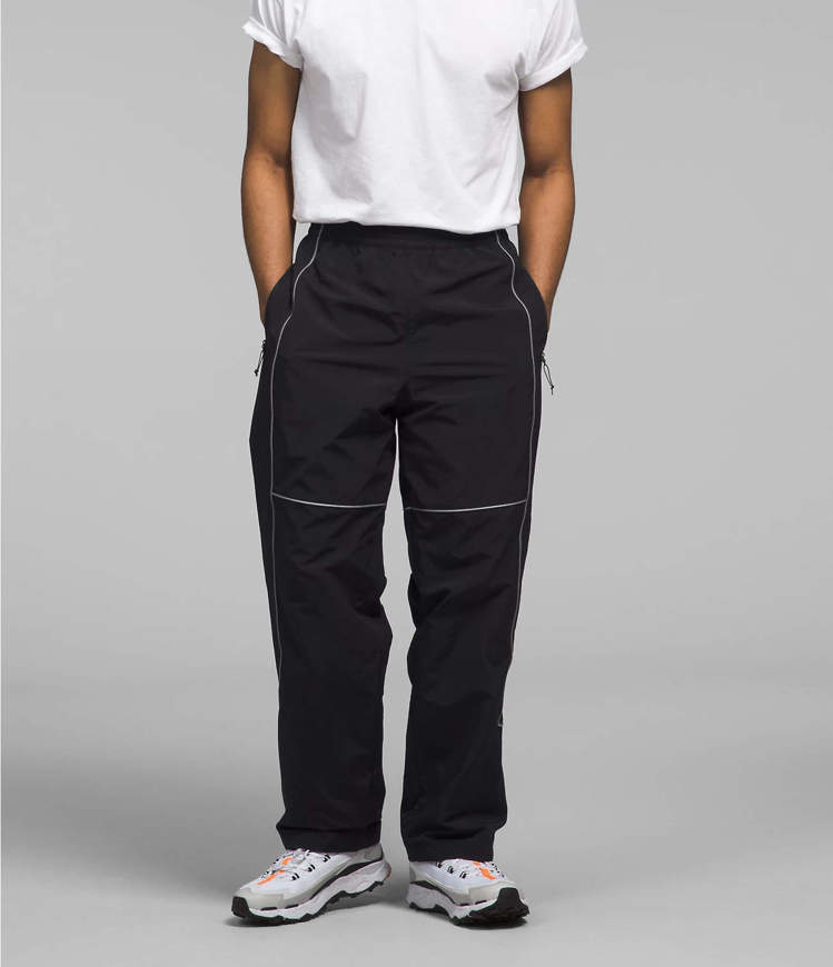 Pantaloni antivento Tek Piping da uomo neri The North Face