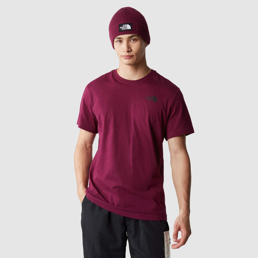 T-shirt  Redbox da uomo rosso fragola The North Face