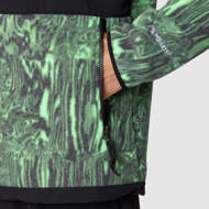 Giacca Denali da uomo stampa digitale con distorsione verde clorofilla The North Face