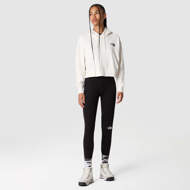 Felpa con cappuccio in pile Trend corta in vita da donna bianco gardenia The North Face