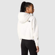 Felpa con cappuccio in pile Trend corta in vita da donna bianco gardenia The North Face
