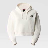 Felpa con cappuccio in pile Trend corta in vita da donna bianco gardenia The North Face